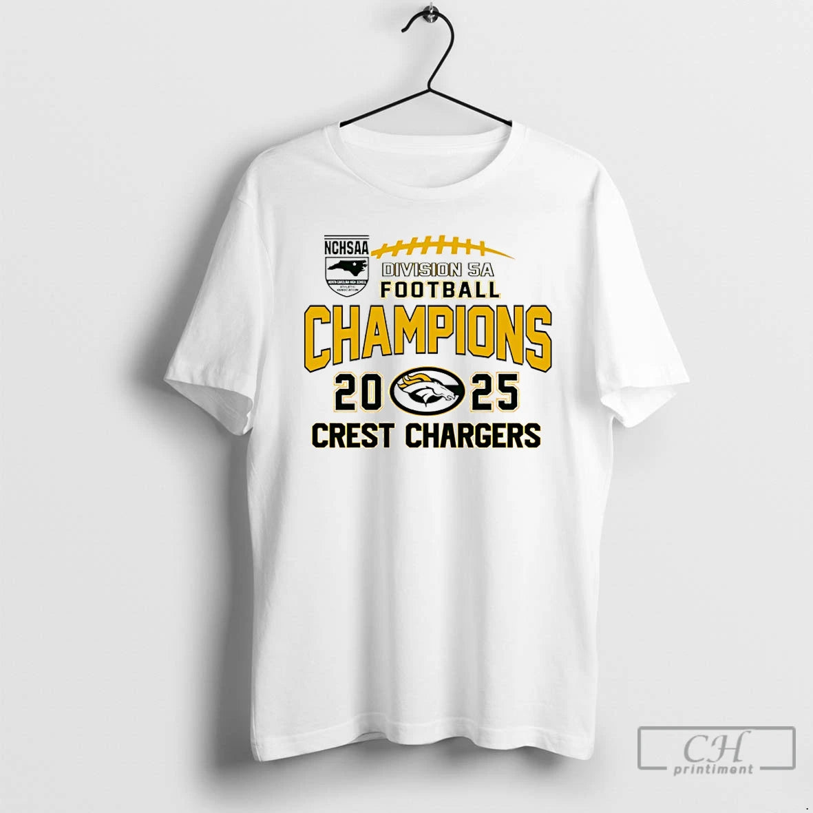 Classic Crest Chargers 2025 Nchsaa Division 5a Football Champions T-Shirts, Hoodie, Sweatshirt | PopFlextees.com