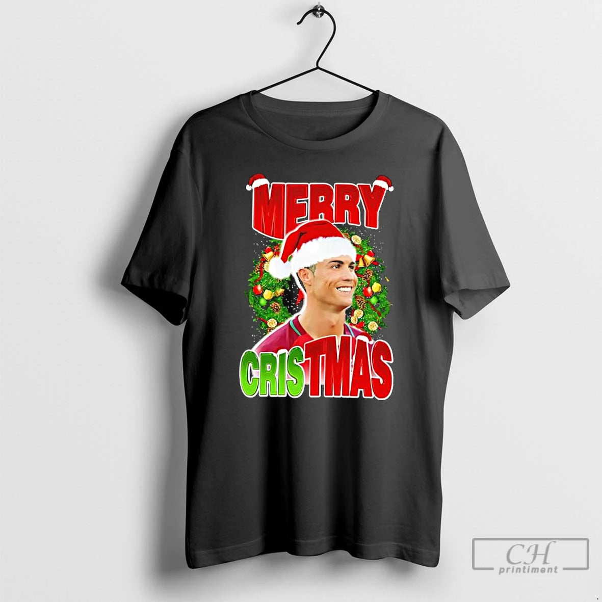 Classic Cristiano Ronaldo Merry Cristmas T-Shirts, Hoodie, Sweatshirt | PopFlextees.com