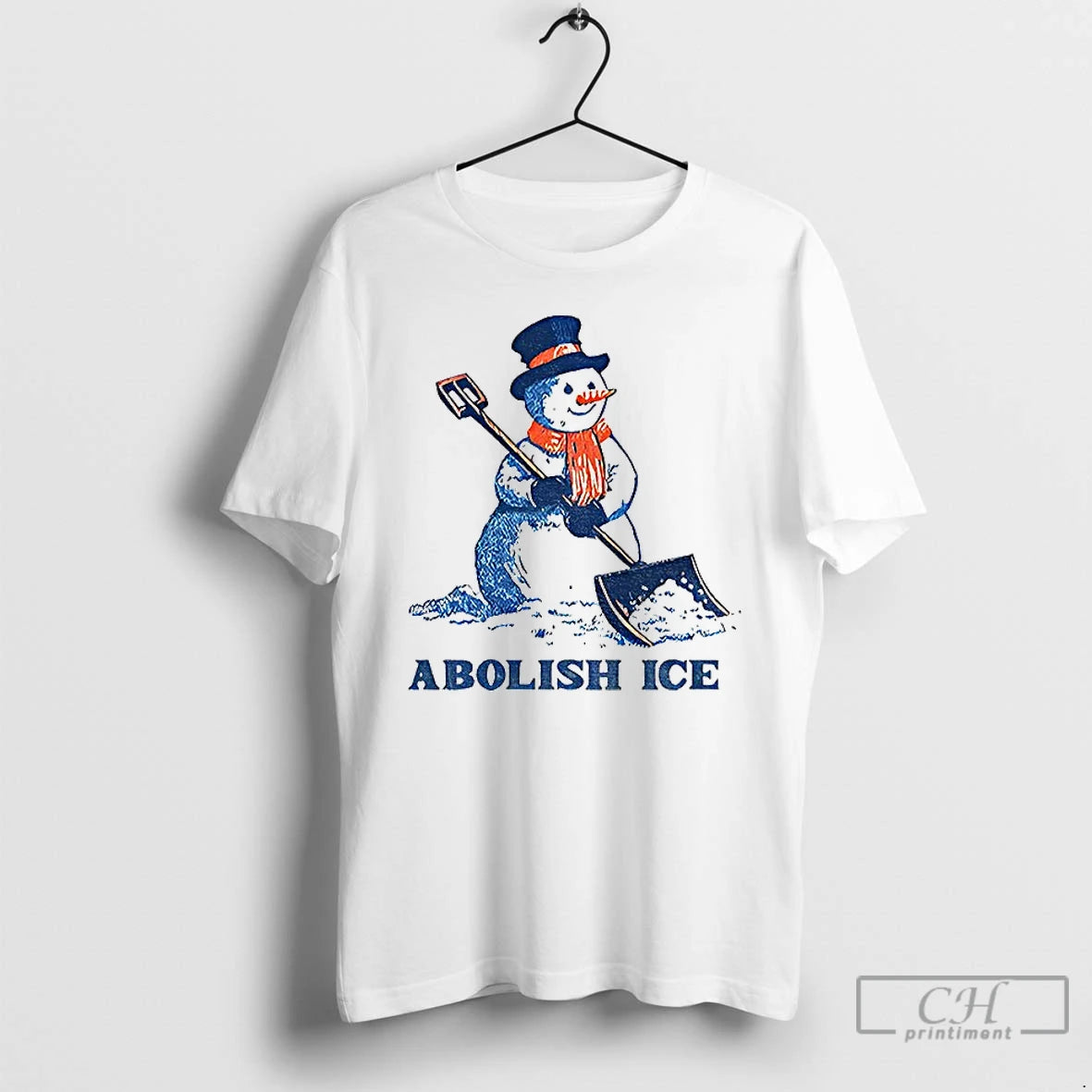 Classic Cute Snowman Abolish Ice Snow Christmas T-Shirts, Hoodie, Sweatshirt | PopFlextees.com