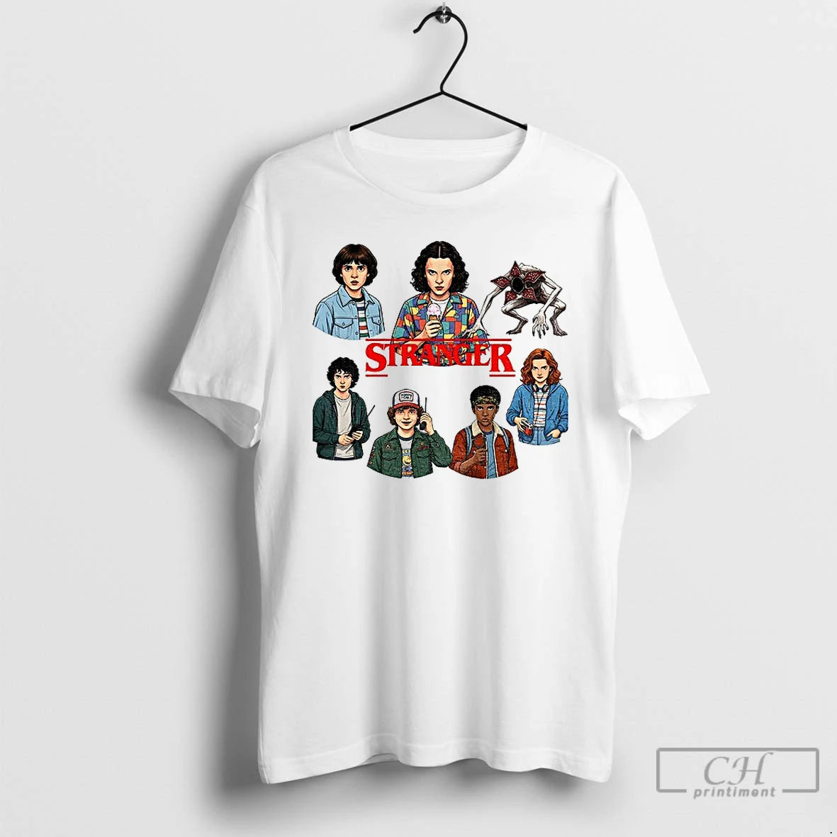 Classic Cute Stranger Thingscharacters Eleven Mike Lucas Dustin Will Horror T-Shirts, Hoodie, Sweatshirt | PopFlextees.com