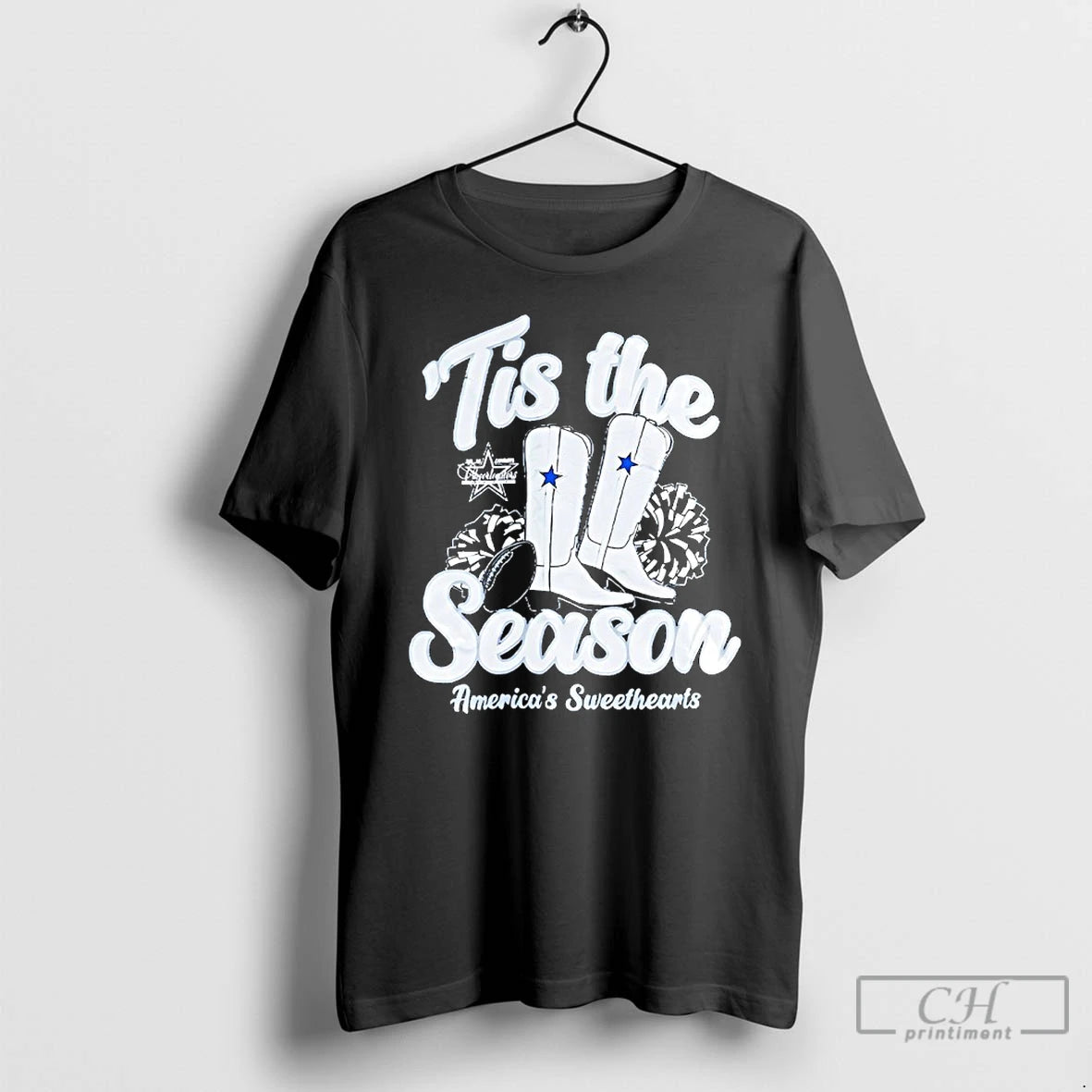 Classic Dallas Cowboys Tis The Season Americas Sweethearts 2025 T-Shirts, Hoodie, Sweatshirt | PopFlextees.com