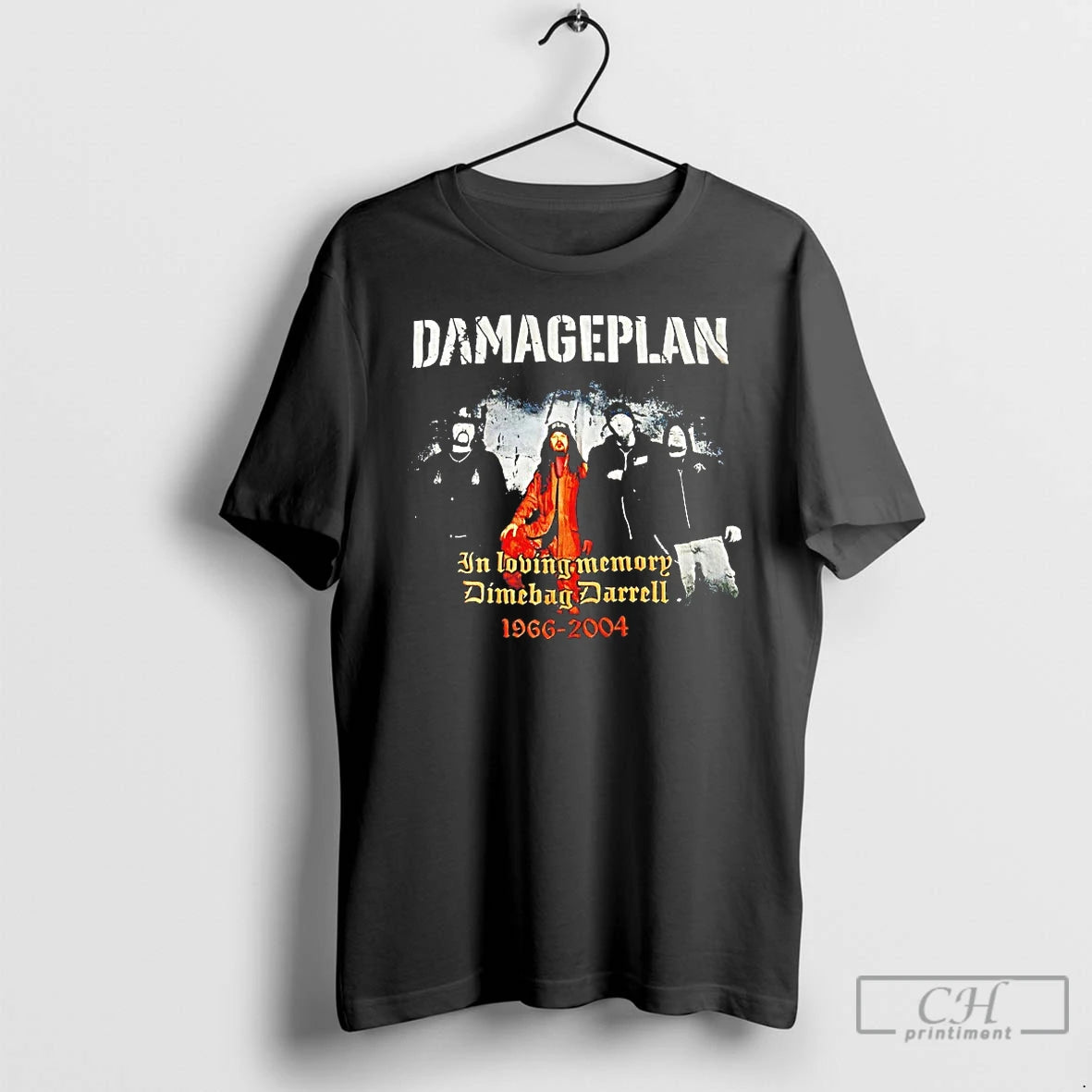Classic Damageplan In Loving Memory Dimebag Darrell 1966 2004 T-Shirts, Hoodie, Sweatshirt | PopFlextees.com