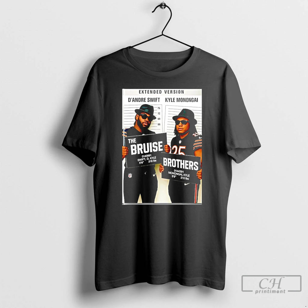 Classic Dandre Swift And Kyle Monangai Da Bears Mugshot T-Shirts, Hoodie, Sweatshirt | PopFlextees.com