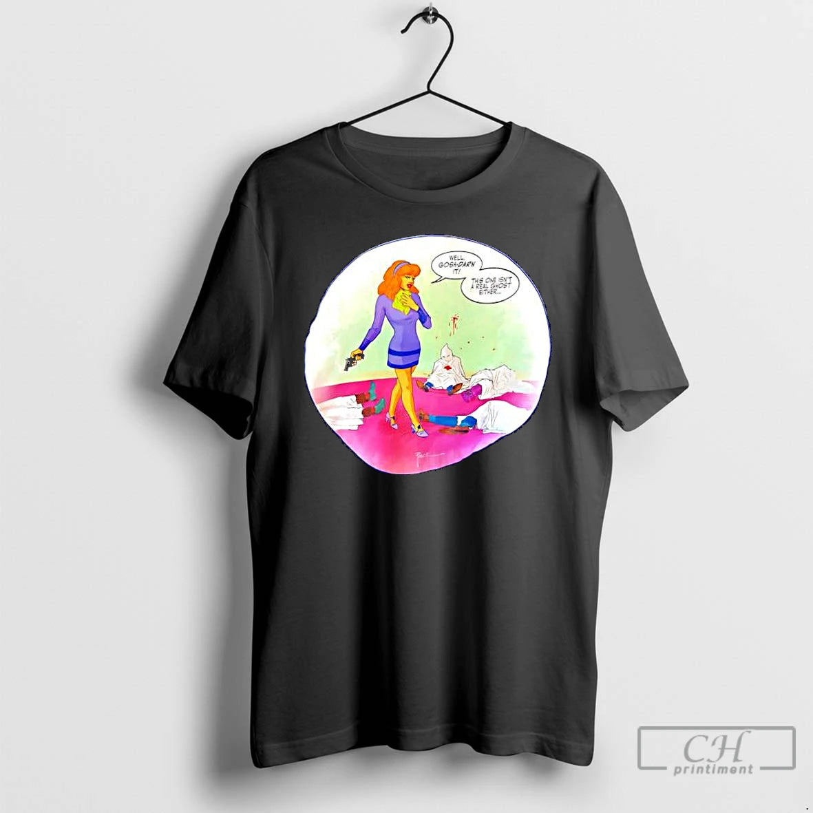 Classic Daphne Blake Standing Several Bodies Ku Klux Klan Robe T-Shirts, Hoodie, Sweatshirt | PopFlextees.com