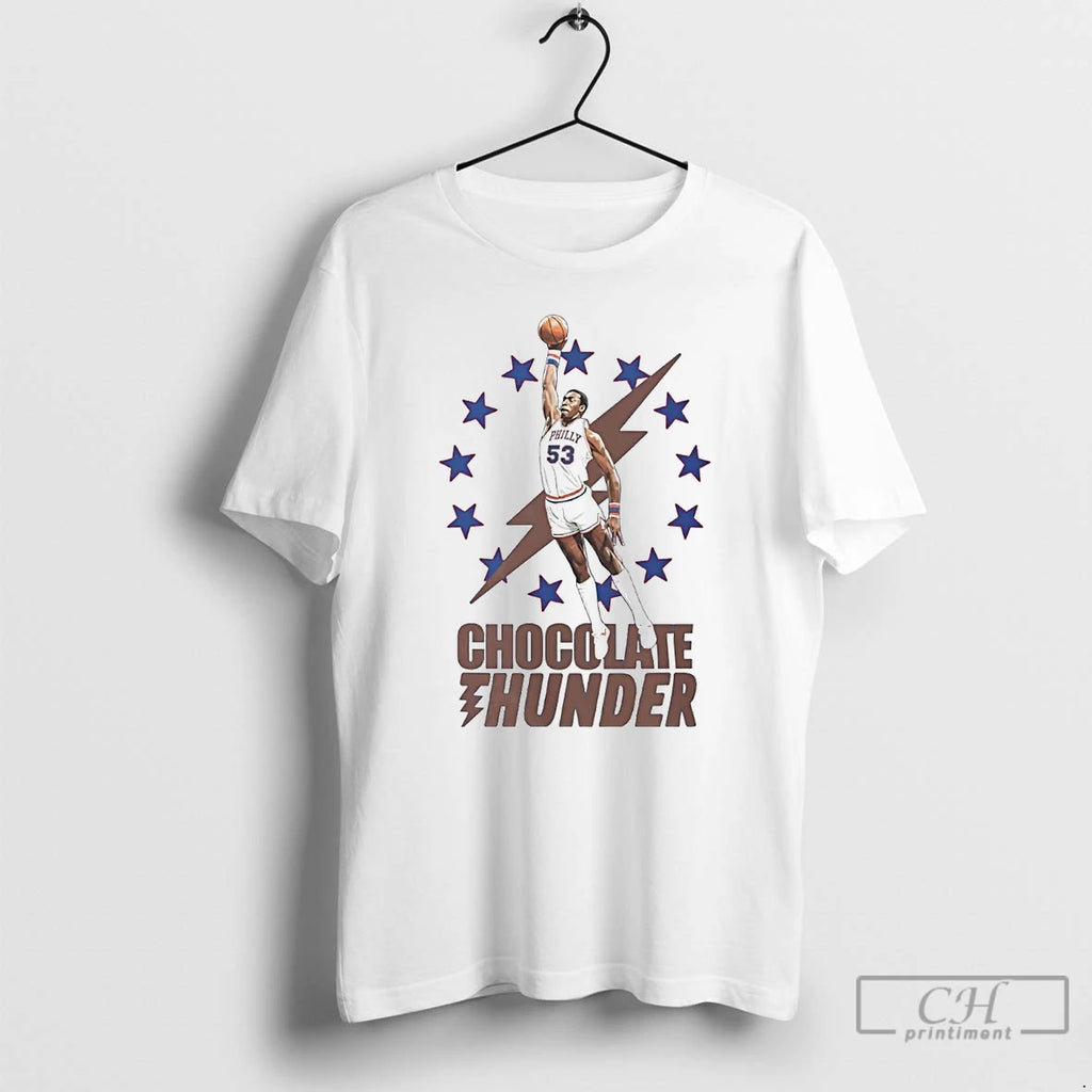 Classic Darryl Dawkins Chocolate Thunder Philadelphia 76ers T-Shirts, Hoodie, Sweatshirt | PopFlextees.com