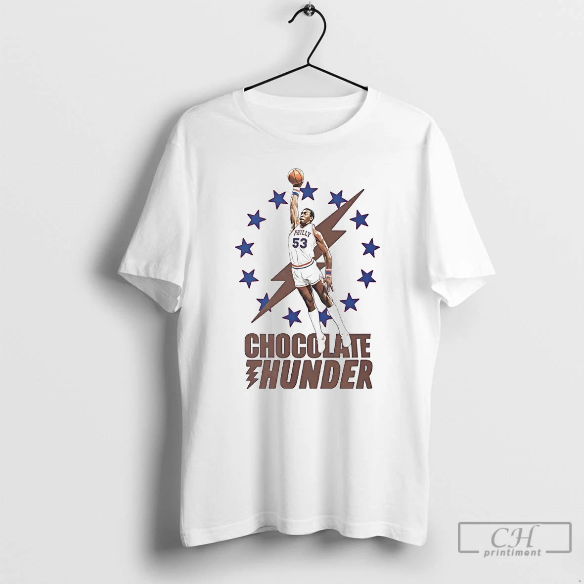 Classic Darryl Dawkins Chocolate Thunder Philadelphia 76ers T-Shirts, Hoodie, Sweatshirt | PopFlextees.com