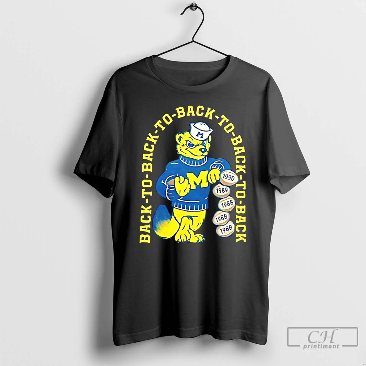 Classic Dave Portnoy Michigan Wolverines Back To Back To Back 5 Time Champions T Shirts Hoodie, Sweatshirt | PopFlextees.com