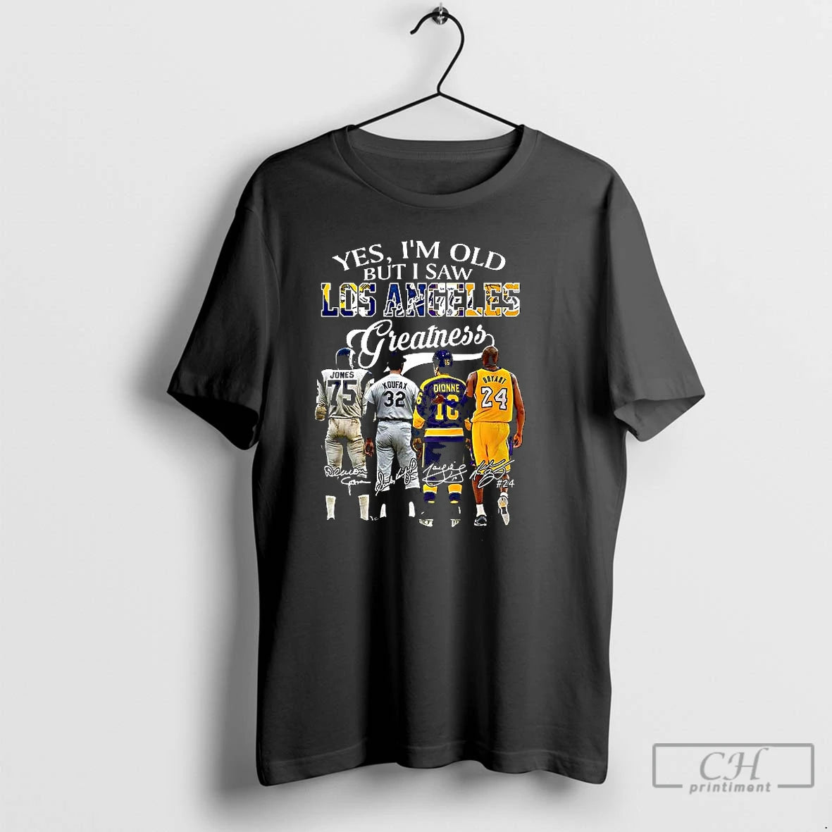 Classic Deacon Jones Sandy Koufax Marcel Dionne And Kobe Bryant Yes Im Old But T-Shirts, Hoodie, Sweatshirt | PopFlextees.com