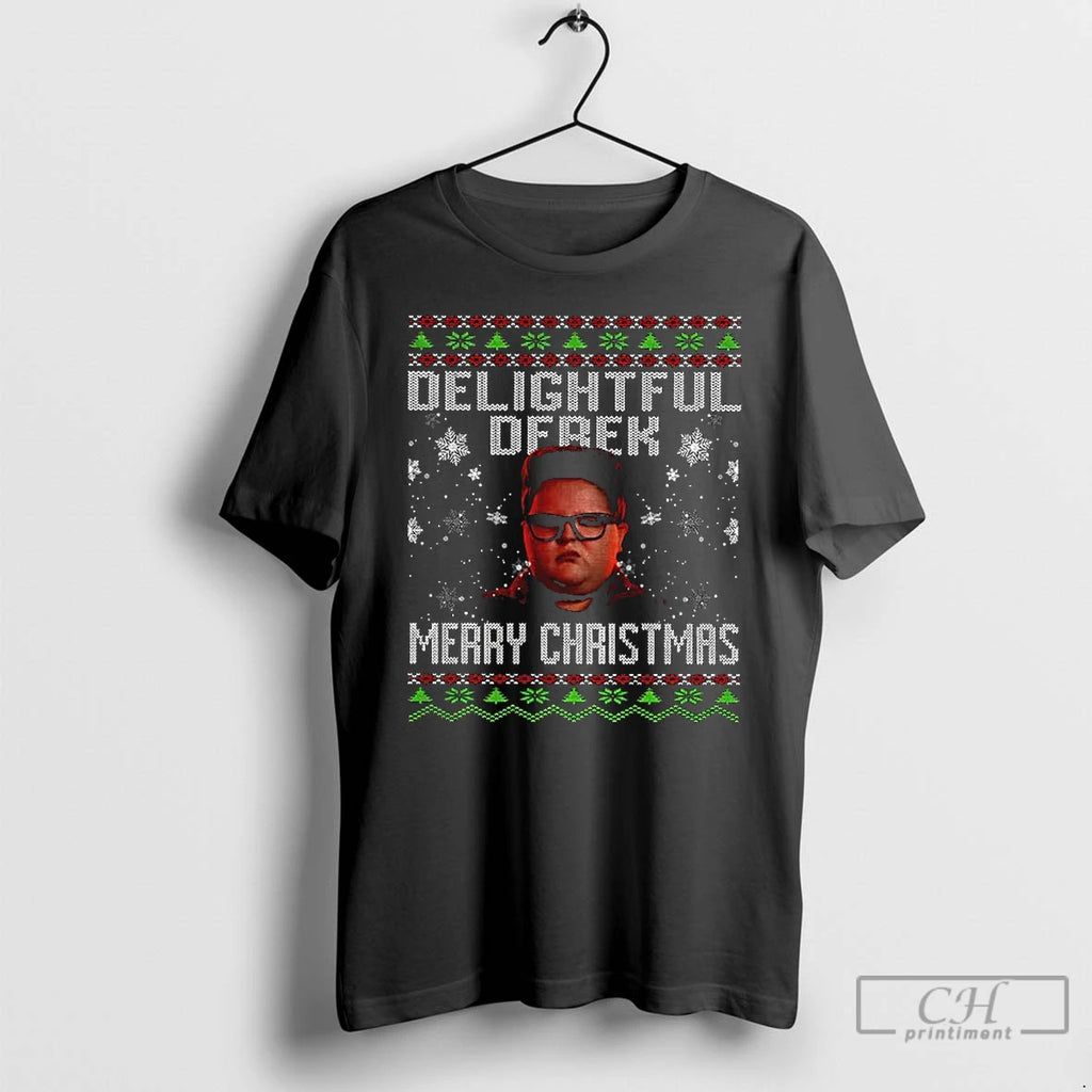 Classic Delightful Derek Merry Christmas 2025 T-Shirts, Hoodie, Sweatshirt | PopFlextees.com