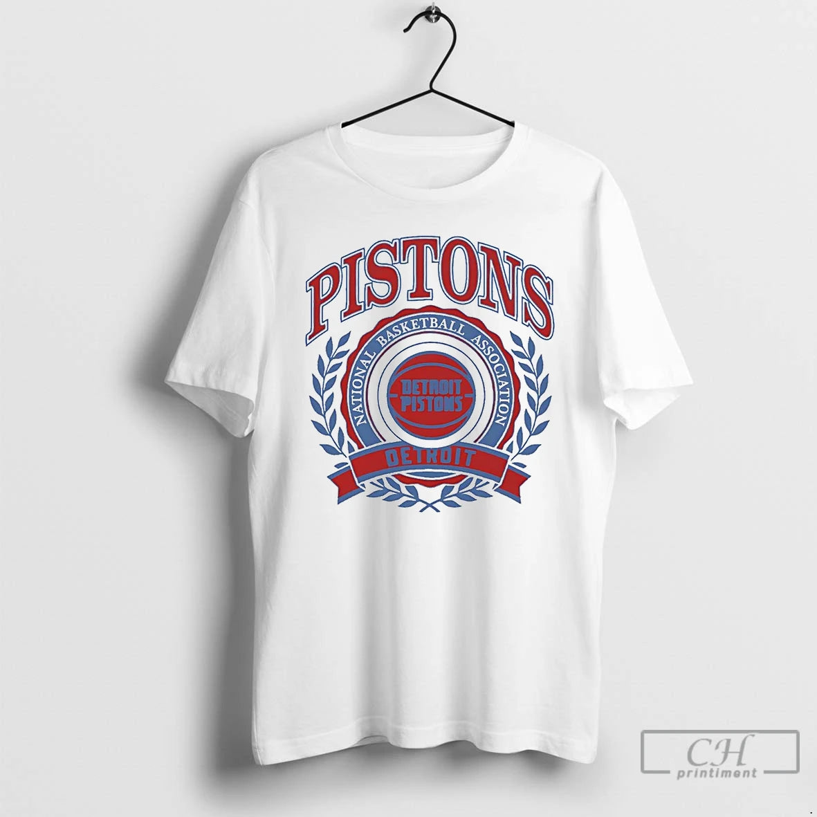 Classic Detroit Pistons Nba Crest T-Shirts, Hoodie, Sweatshirt | PopFlextees.com