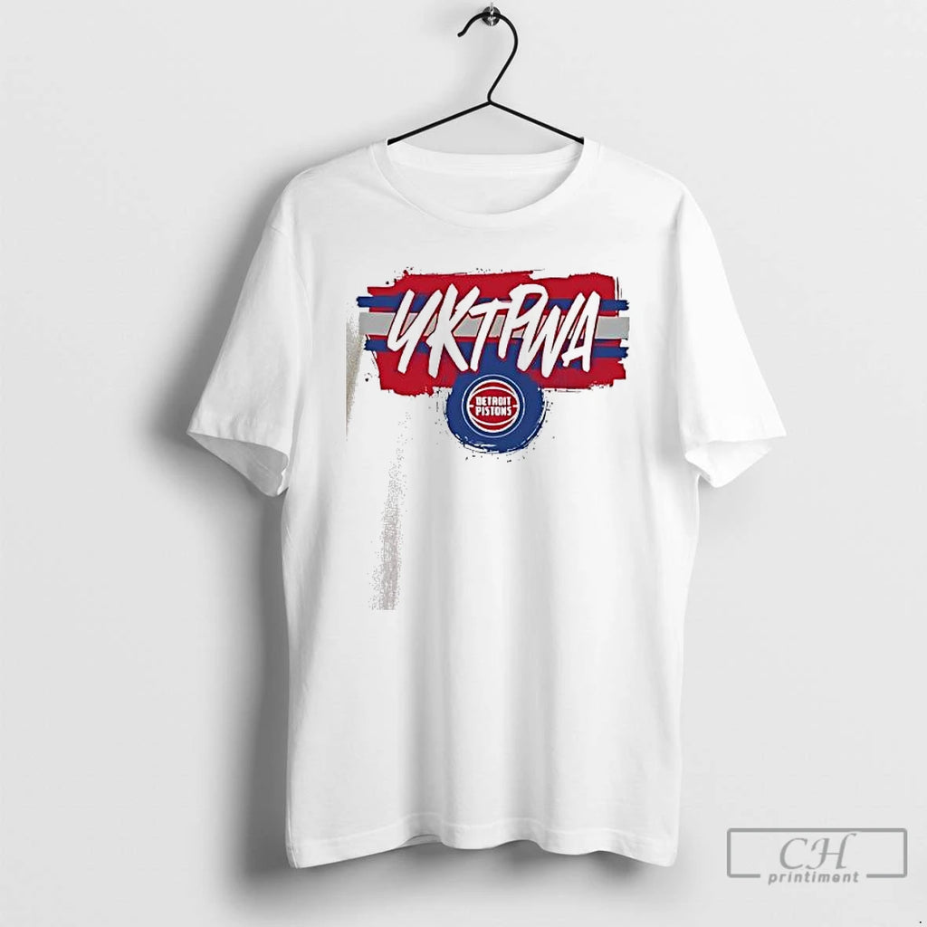Classic Detroit Pistons Yktpwa Celebration Logo T-Shirts, Hoodie, Sweatshirt | PopFlextees.com