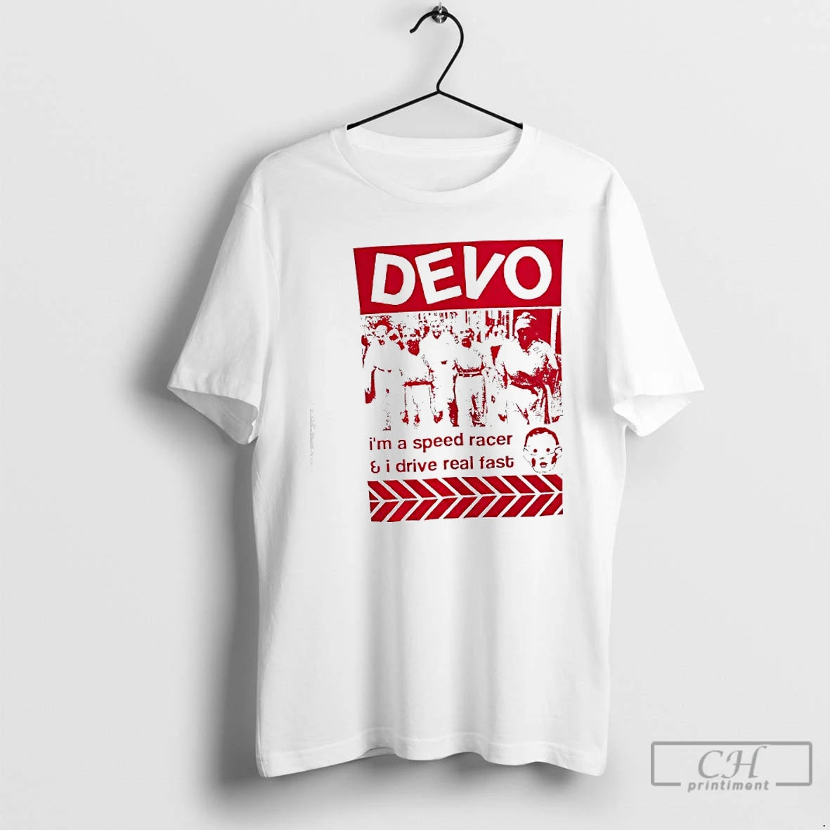 Classic Devo Im A Speed Racer And I Drive Real Fast T-Shirts, Hoodie, Sweatshirt | PopFlextees.com