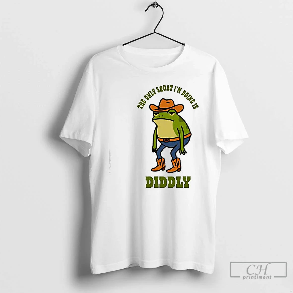 Classic Diddly Squat Frog Only Squat Im Doing Is Diddly T-Shirts, Hoodie, Sweatshirt