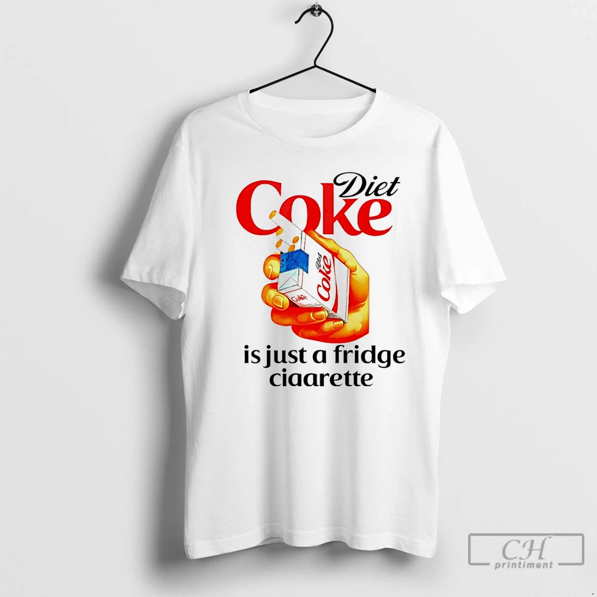 Classic Diet Coke Is Just A Fridge Cigarette Christmas T-Shirts, Hoodie, Sweatshirt | PopFlextees.com