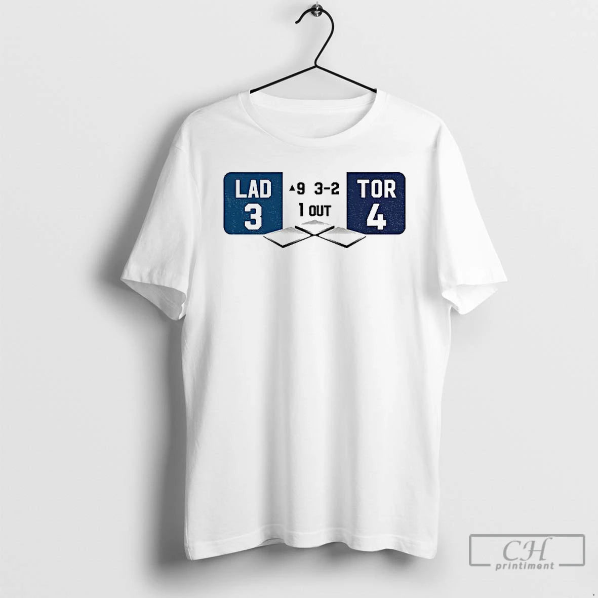 Classic Dodgers Blue Jays World Series Win Top Of The Ninth Score Lad 3 T-Shirts, Hoodie, Sweatshirt | PopFlextees.com
