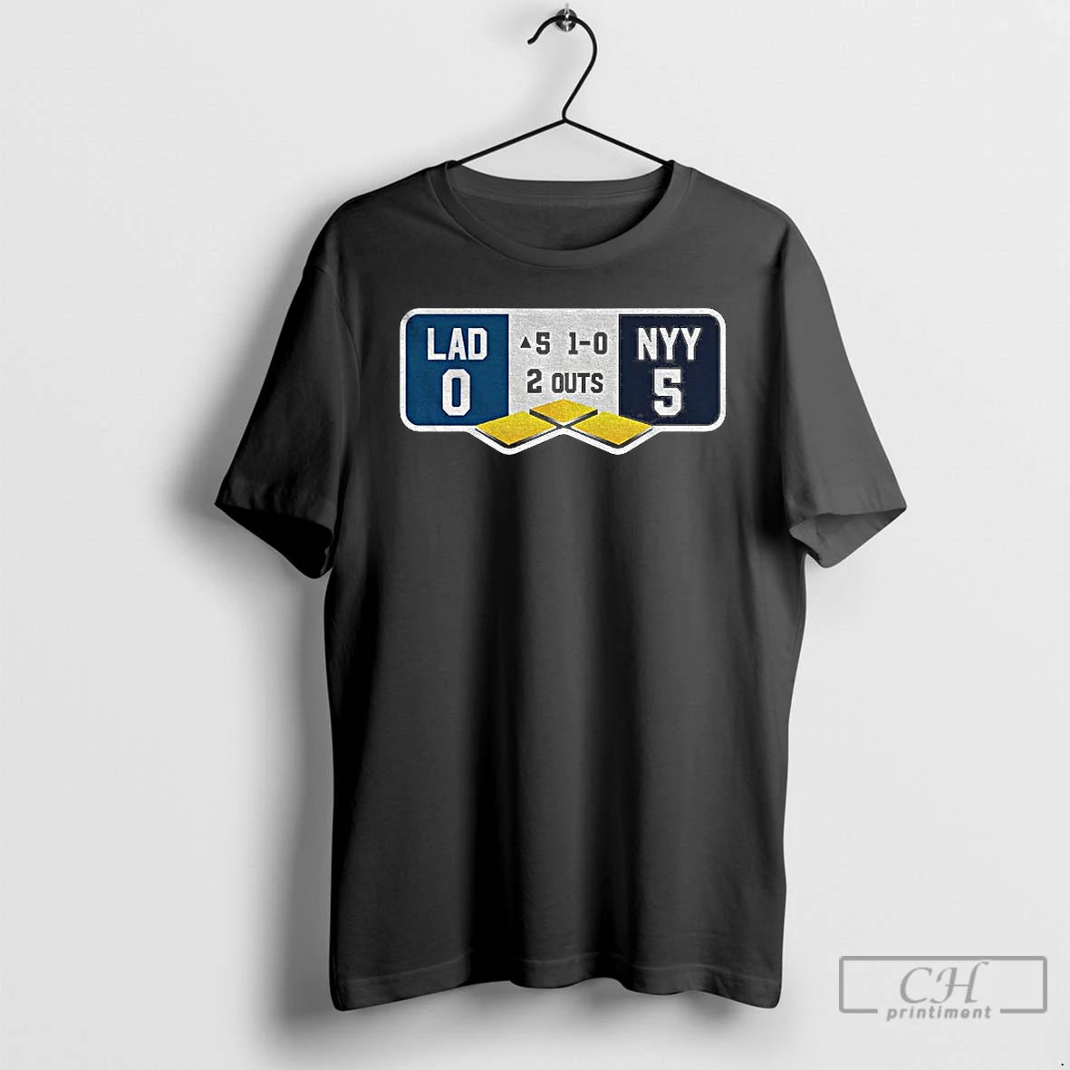 Classic Dodgers Yankees World Series Top Of The Fifth Lad 0 5 Nyy T Shirts Hoodie, Sweatshirt | PopFlextees.com