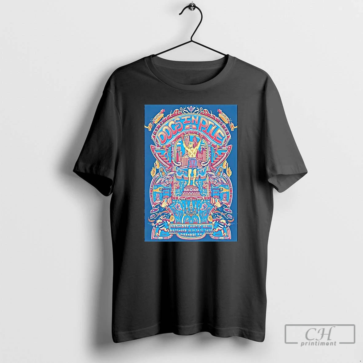 Classic Dogs In A Pile Dec 18 21 2025 The Ardmore Music Hall In Ardmore T-Shirts, Hoodie, Sweatshirt | PopFlextees.com