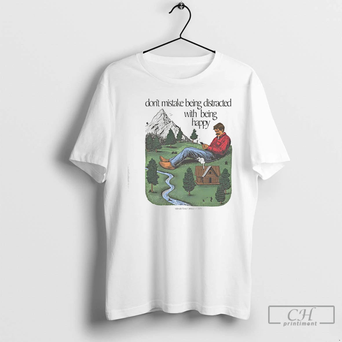 Classic Dont Mistake Being Distracted With Being Happy T-Shirts, Hoodie, Sweatshirt | PopFlextees.com