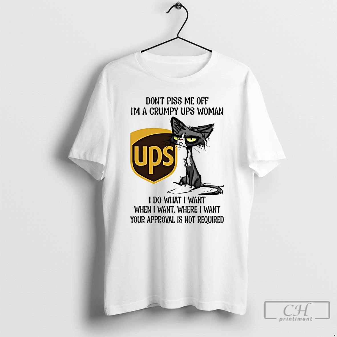 Classic Dont Piss Me Off Im A Grumpy Cat Ups Woman T-Shirts, Hoodie, Sweatshirt | PopFlextees.com