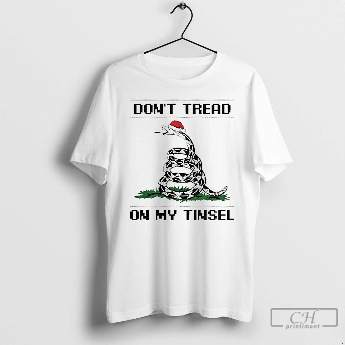 Classic Dont Tread On My Tinsel Gadsden Christmas Christmas T-Shirts, Hoodie, Sweatshirt | PopFlextees.com