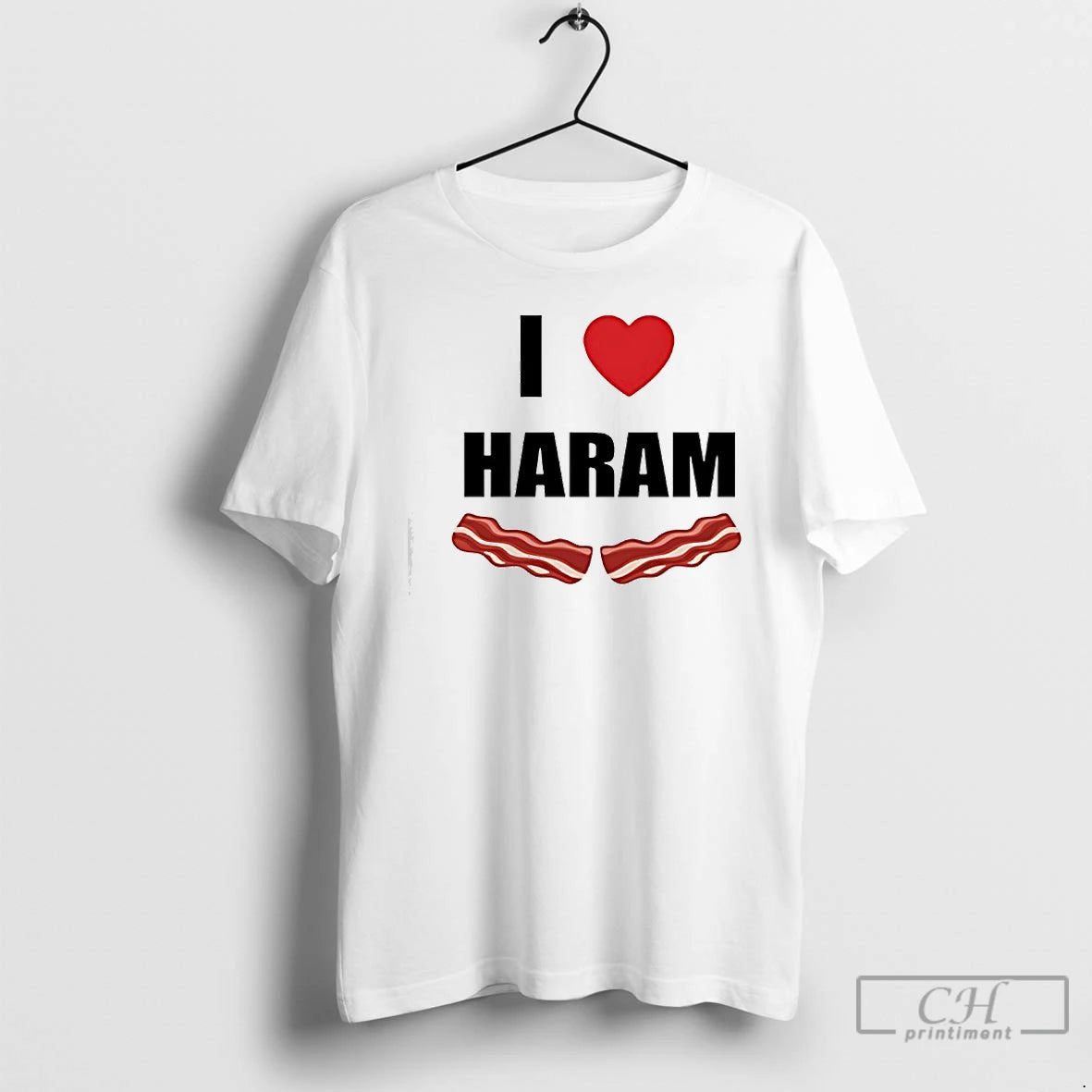 Classic Dr Gumnaam Wearing I Love Haram Bacon T-Shirts, Hoodie, Sweatshirt | PopFlextees.com