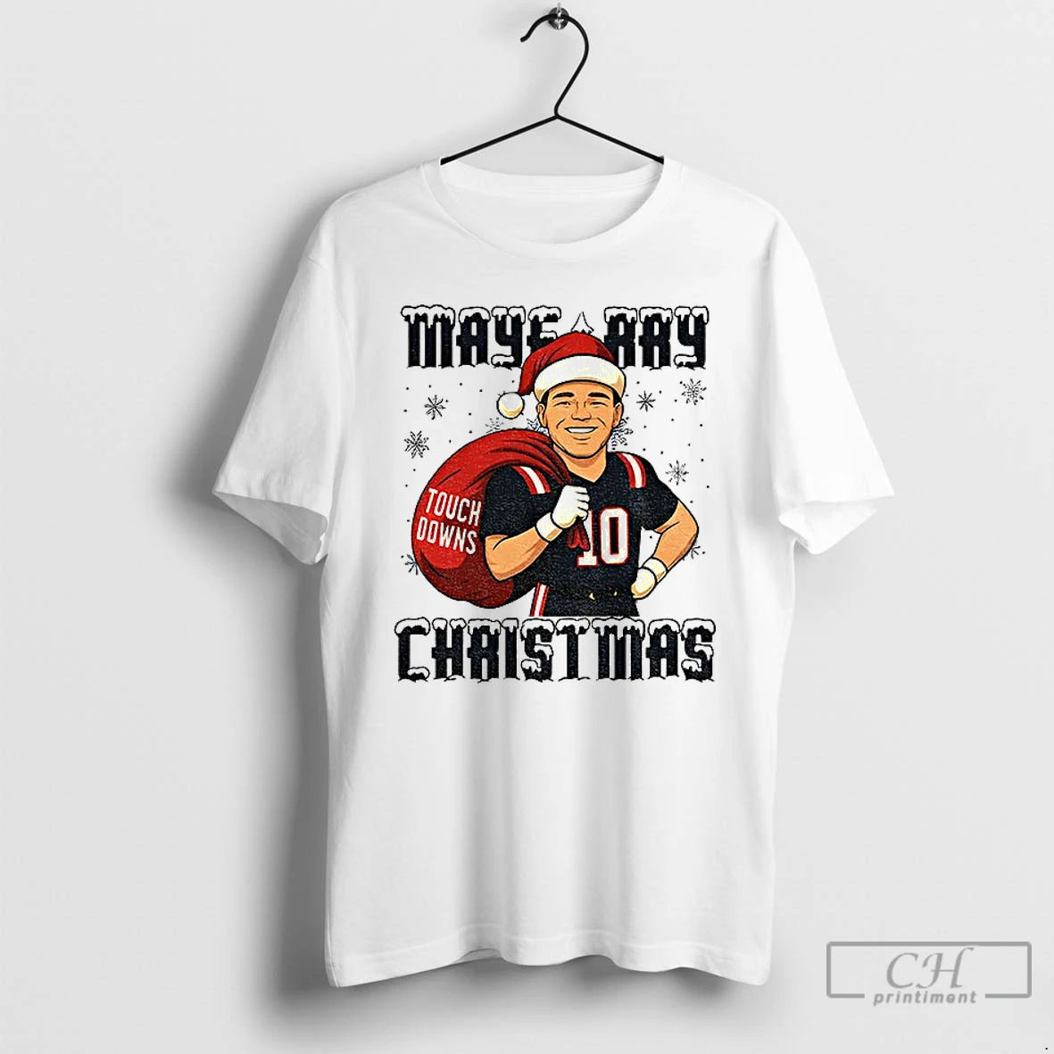 Classic Drake Maye Christmas Vintage Maye Rry Christmas T-Shirts, Hoodie, Sweatshirt | PopFlextees.com