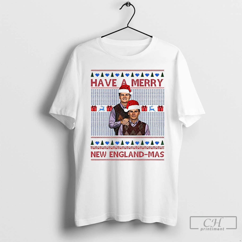 Classic Drake Maye Yearbook Photo Christmas Have A Merry New England Mas T Shirts Sweater Hoodie, Sweatshirt
