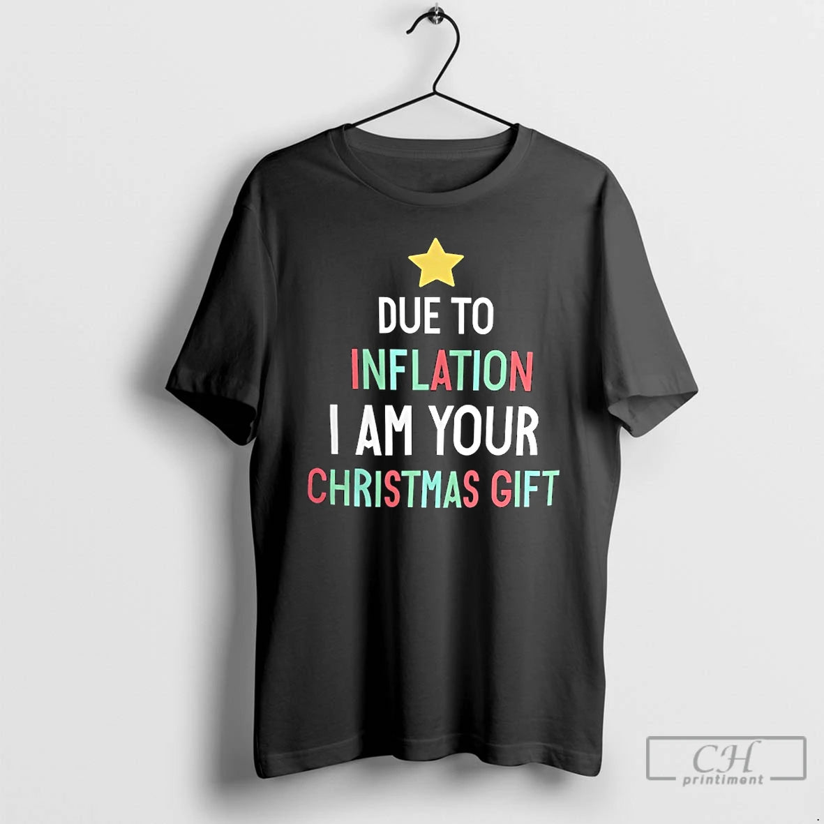 Classic Due To Inflation I Am Your Christmas Gift T-Shirts, Hoodie, Sweatshirt | PopFlextees.com