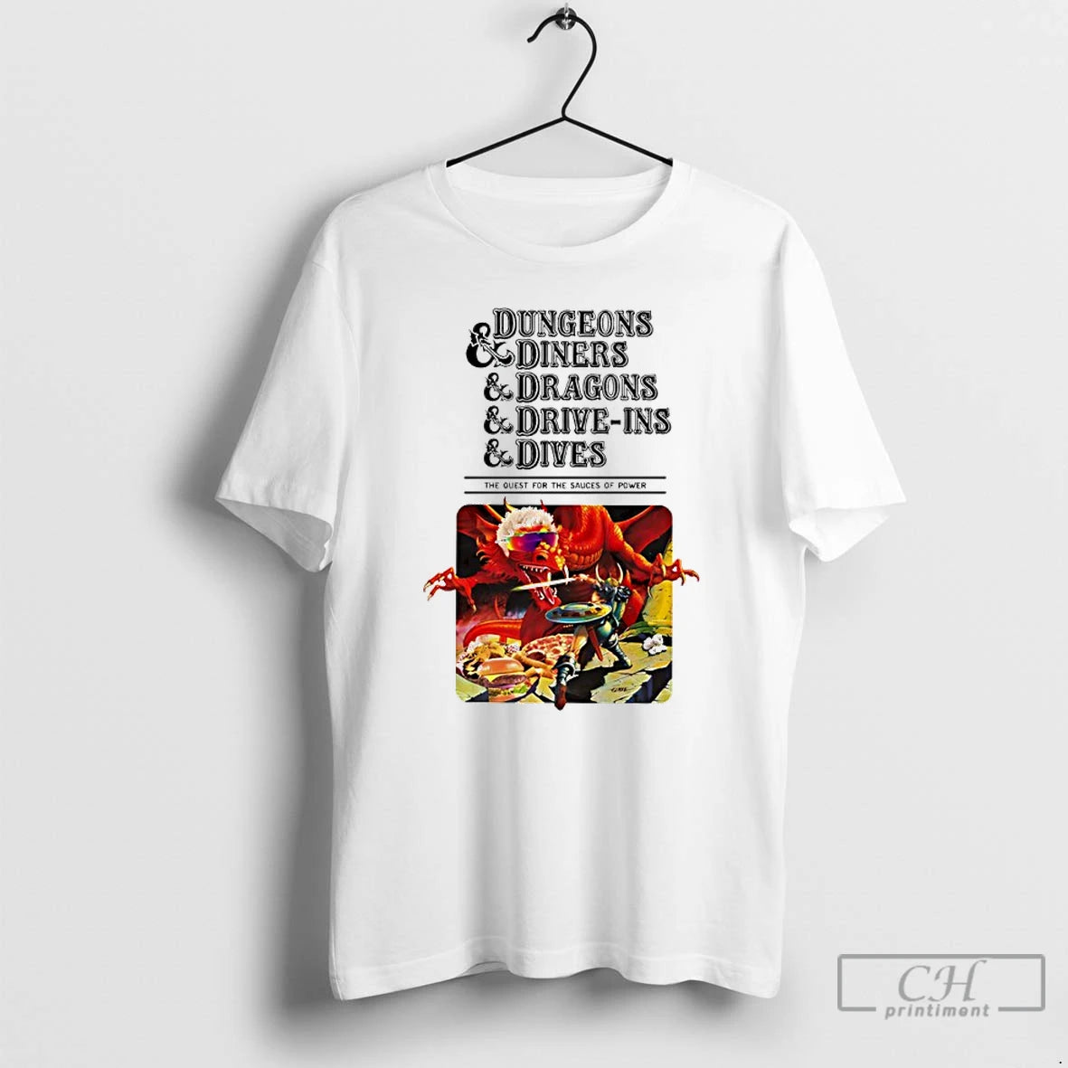 Classic Dungeons And Diners And Dragons And Drive Ins And Dives T-Shirts, Hoodie, Sweatshirt | PopFlextees.com