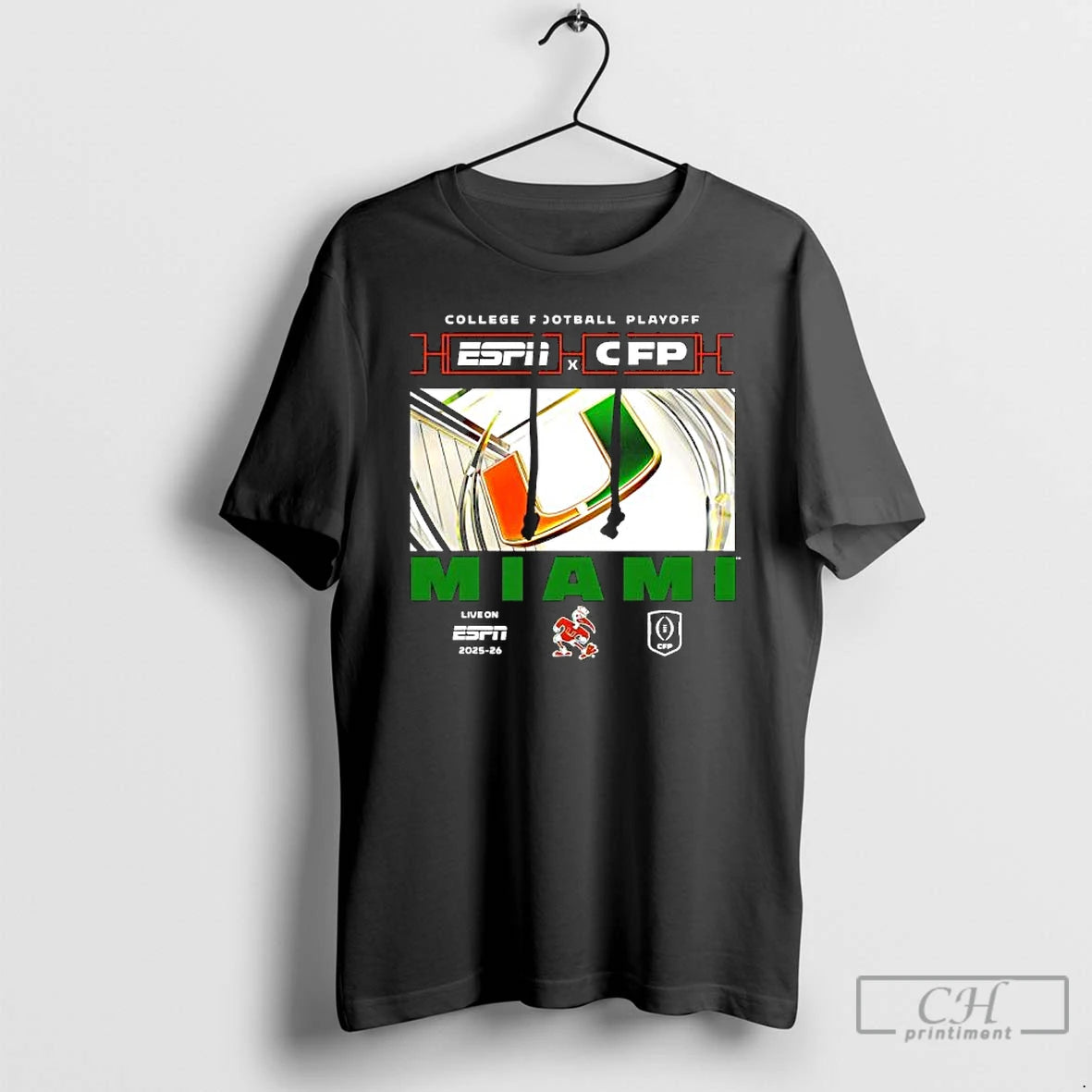 Classic Espn X Cfp Miami 2025 2026 College Football Playoff T-Shirts, Hoodie, Sweatshirt | PopFlextees.com