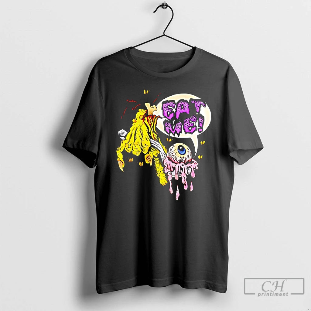 Classic Eat Me Eyes Zombie Goat Cartoon T-Shirts, Hoodie, Sweatshirt | PopFlextees.com