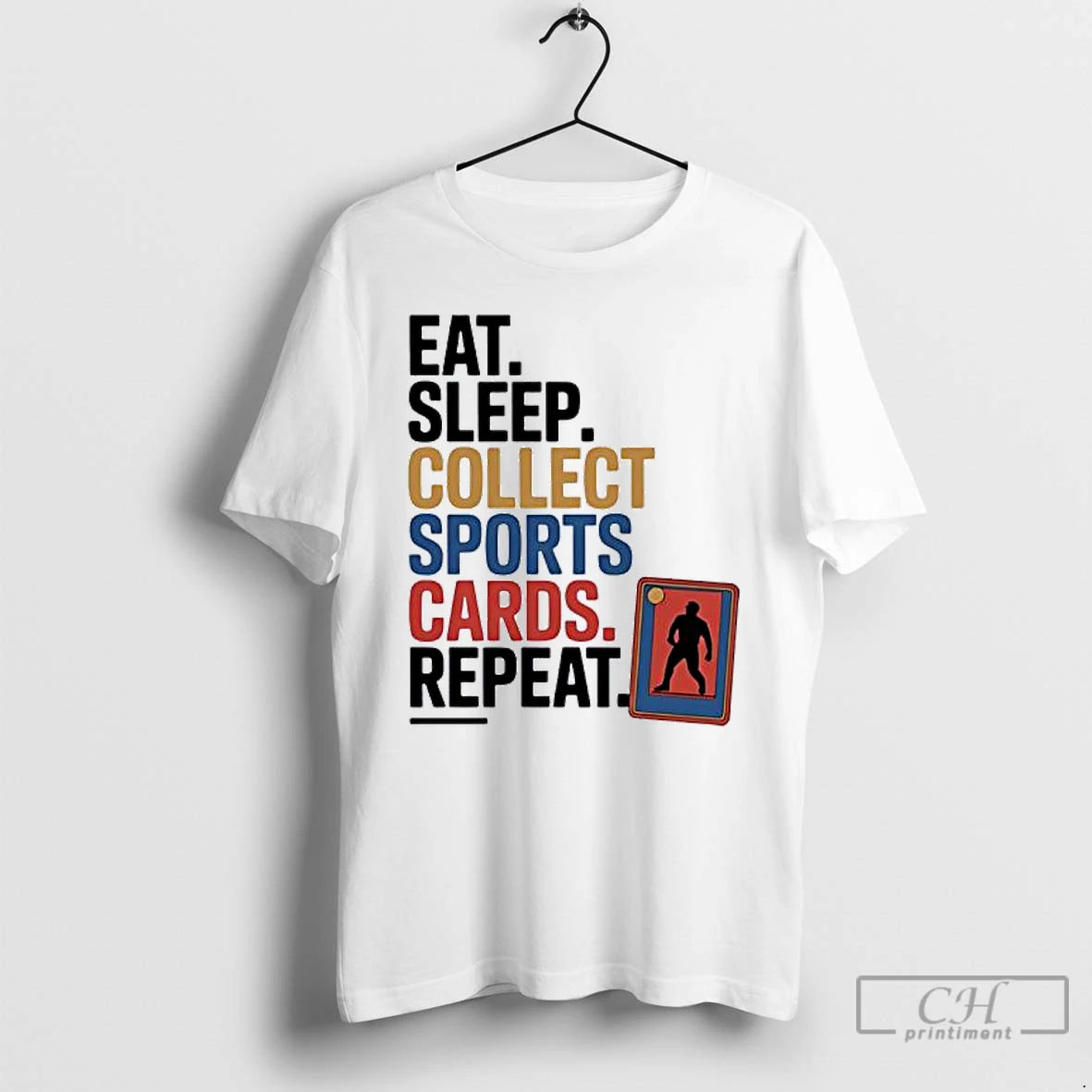 Classic Eat Sleep Collect Sports Cards Repeat Collecting Basketball T-Shirts, Hoodie, Sweatshirt | PopFlextees.com