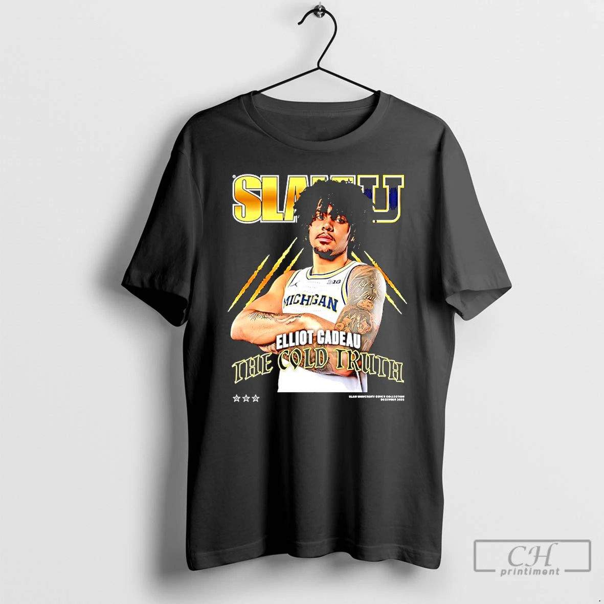 Classic Elliot Cadeau The Cold Truth Michigan Wolverines Slamu T-Shirts, Hoodie, Sweatshirt | PopFlextees.com