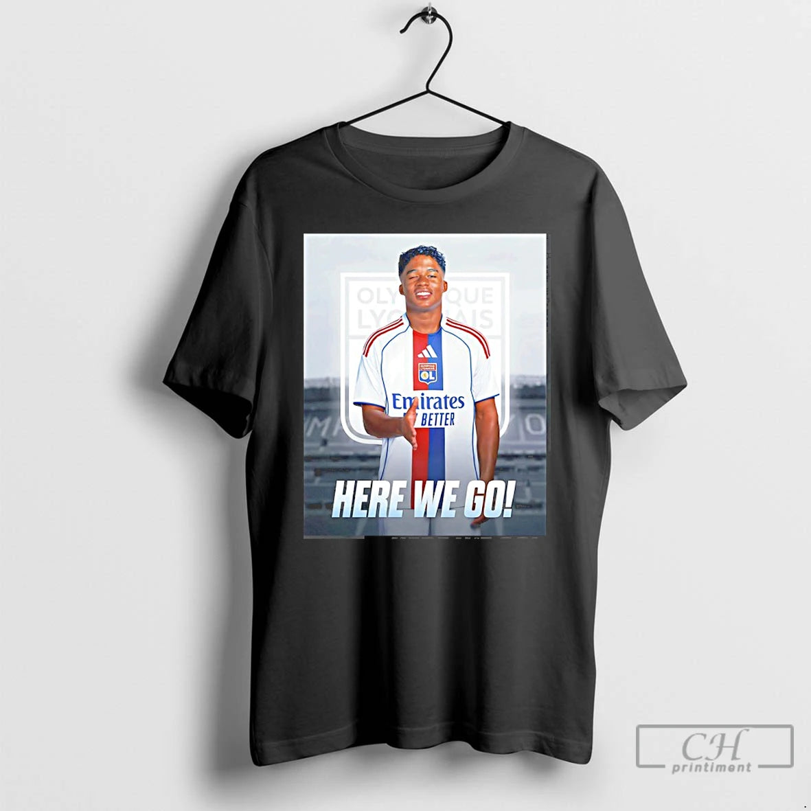 Classic Endrick To Olympique Lyon Here We Go T-Shirts, Hoodie, Sweatshirt | PopFlextees.com