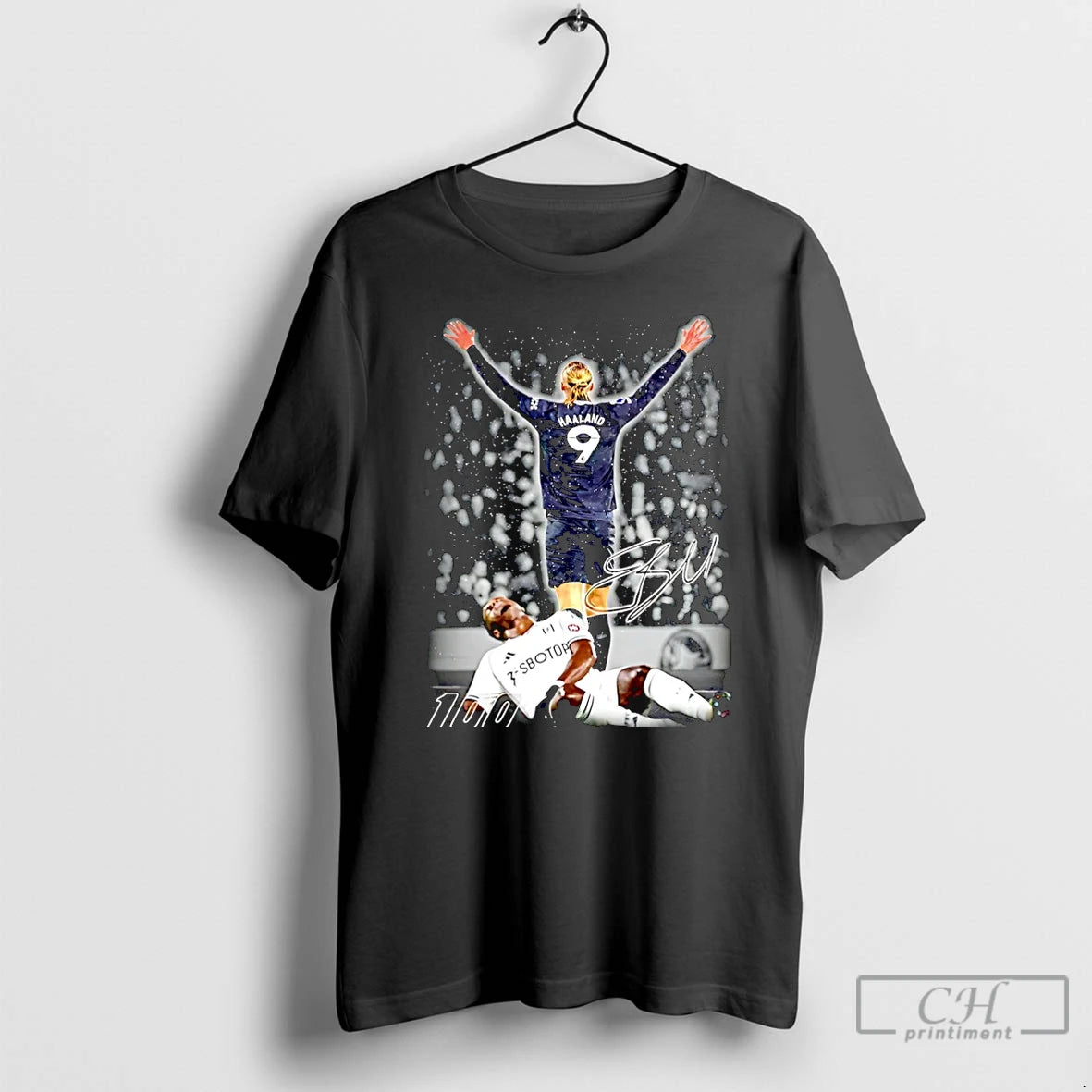 Classic Erling Haaland Manchester City 100 Signature Christmas T-Shirts, Hoodie, Sweatshirt | PopFlextees.com