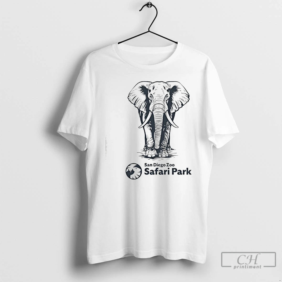 Classic Etched Elephant San Diego Zoo Safari Park T-Shirts, Hoodie, Sweatshirt | PopFlextees.com