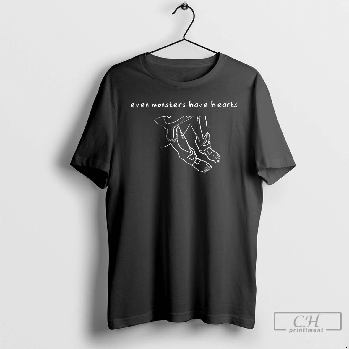 Classic Even Monsters Have Hearts T-Shirts, Hoodie, Sweatshirt | PopFlextees.com