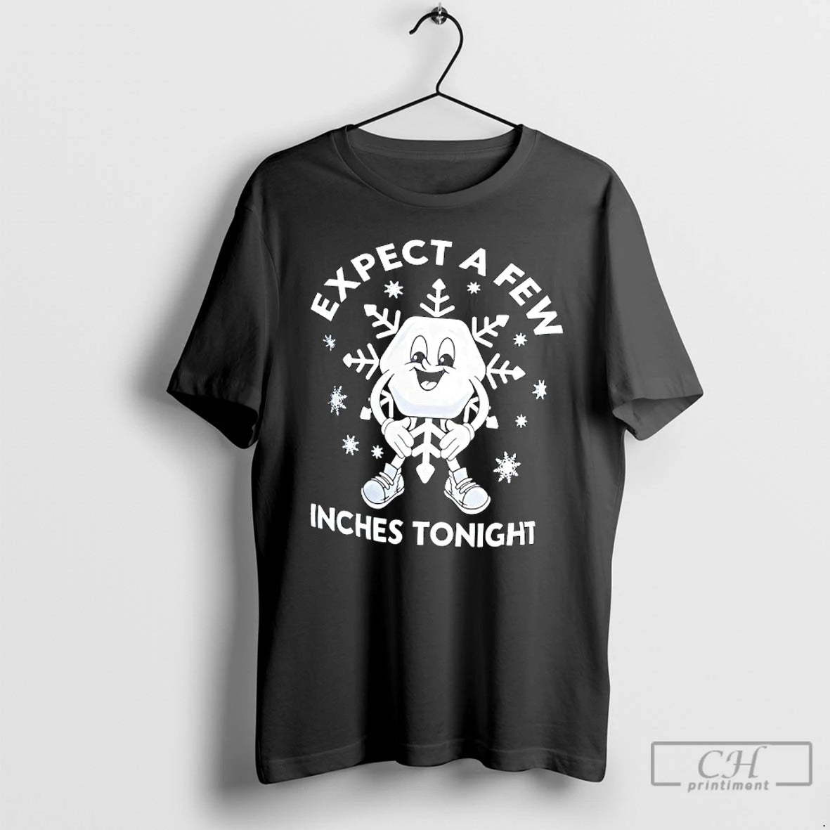 Classic Expect A Few Inches Tonight Snowman T-Shirts, Hoodie, Sweatshirt | PopFlextees.com