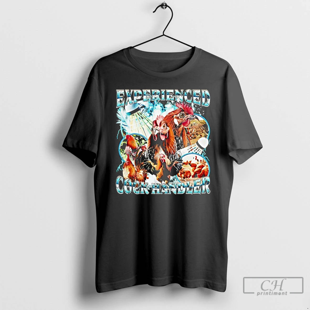 Classic Experienced Cock Handler Funny Chicken T-Shirts, Hoodie, Sweatshirt | PopFlextees.com