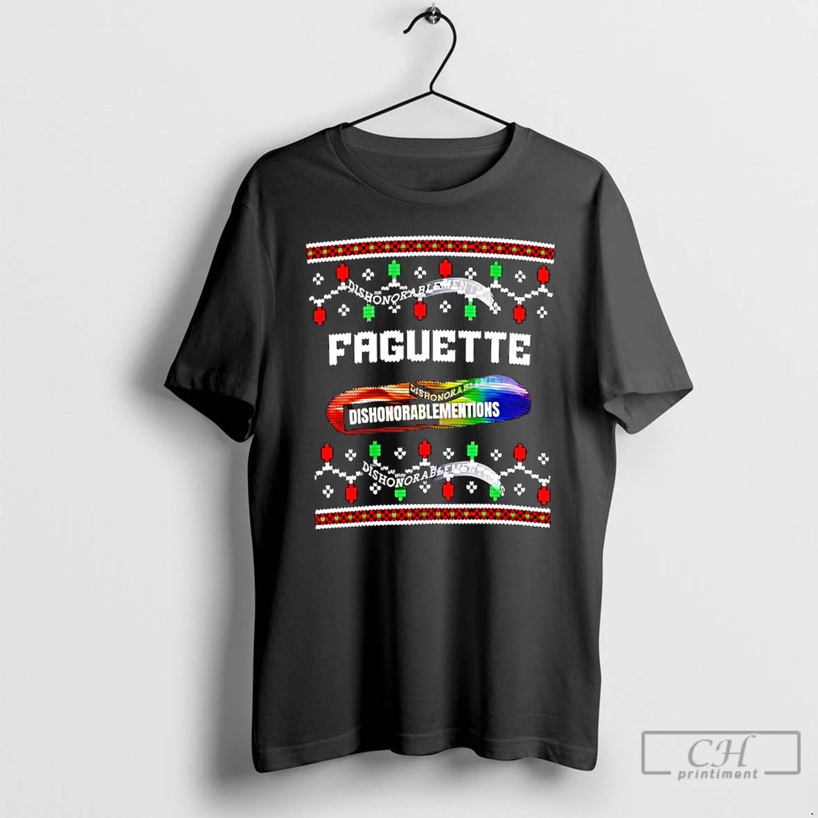 Classic Faguette Ugly Christmas Graphic T-Shirts, Hoodie, Sweatshirt | PopFlextees.com