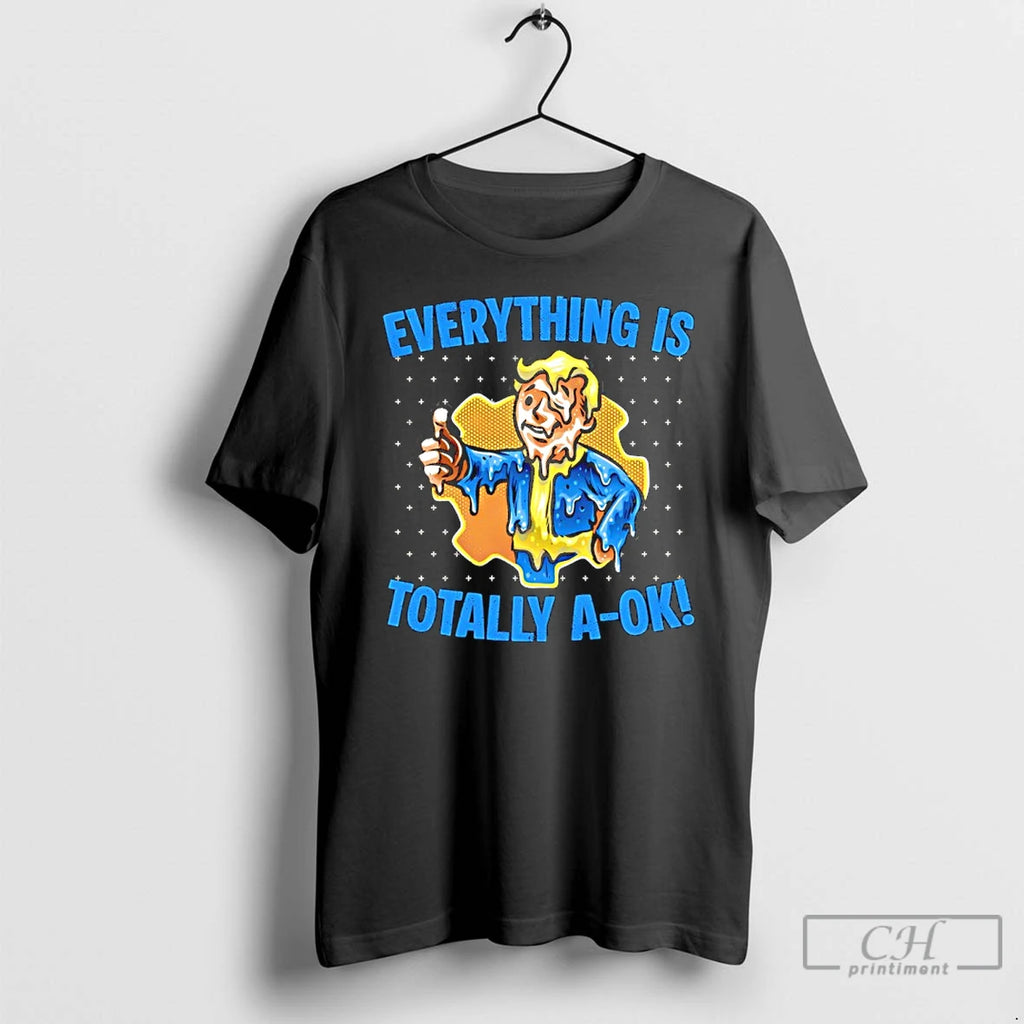 Classic Fallout Everything Is Totally A Ok T-Shirts, Hoodie, Sweatshirt | PopFlextees.com