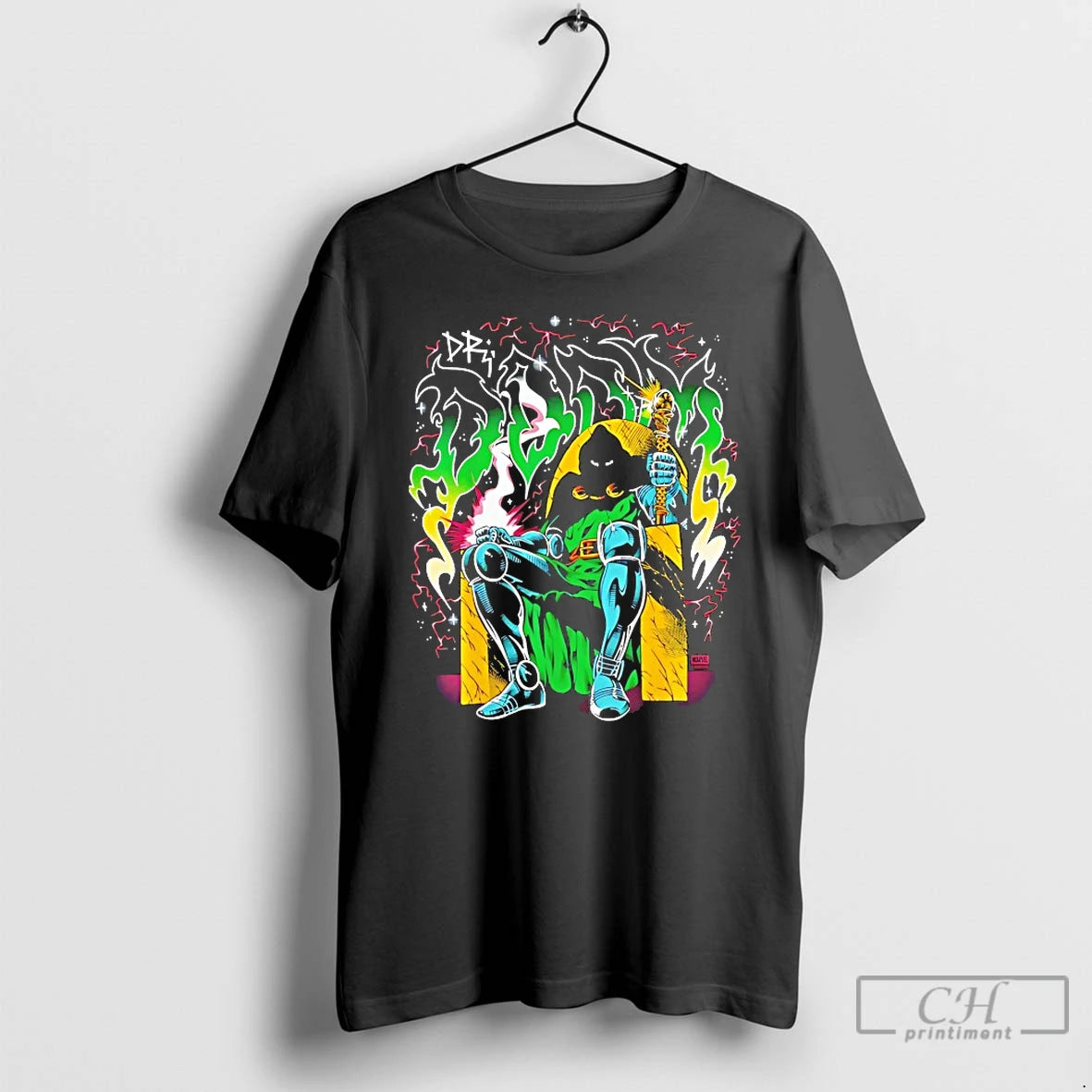 Classic Fantastic Four Dr Doom Metal T-Shirts, Hoodie, Sweatshirt | PopFlextees.com