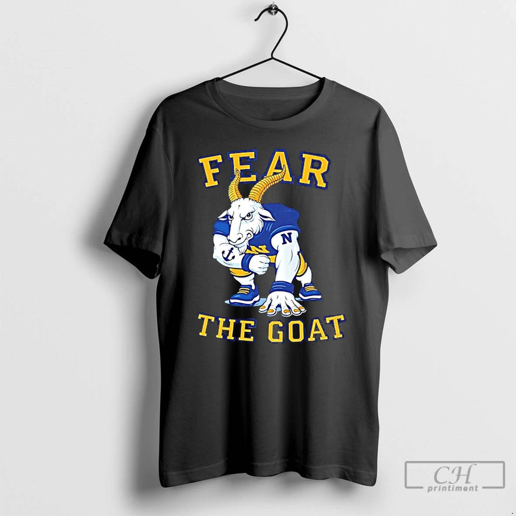 Classic Fear The Goat Navy Midshipmen Football Mascot T-Shirts, Hoodie, Sweatshirt | PopFlextees.com