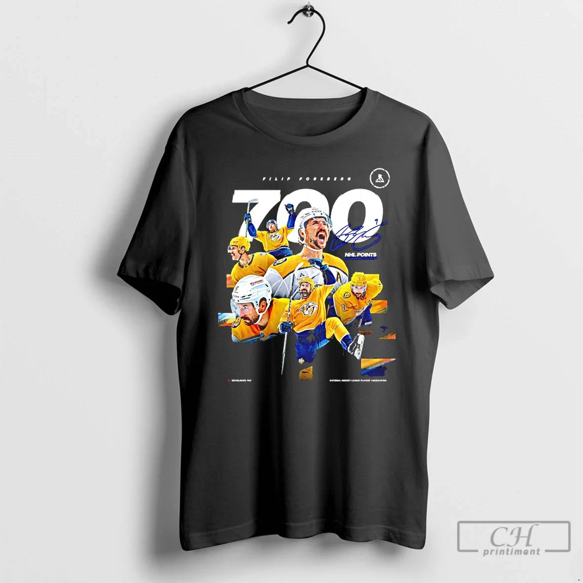 Classic Filip Forsberg Nashville Predators Nhl Point 700 Signature T-Shirts, Hoodie, Sweatshirt
