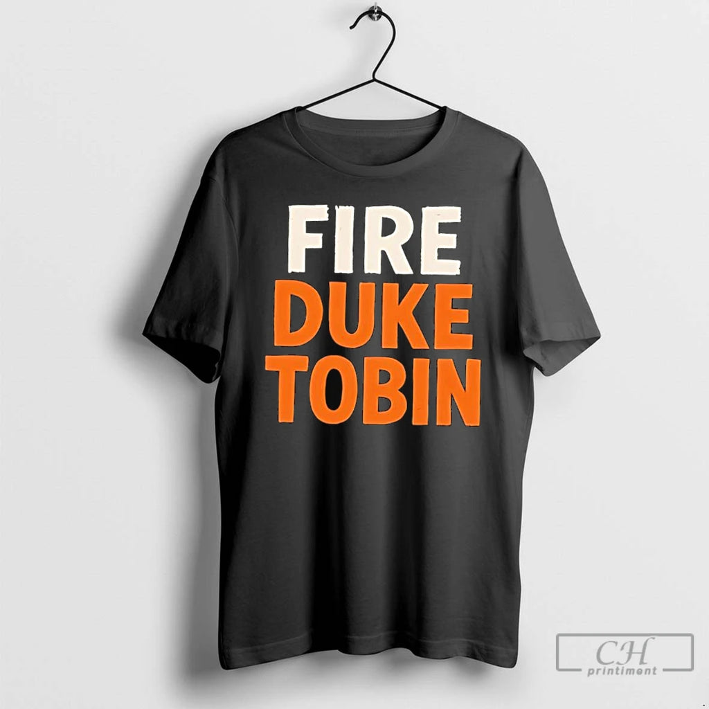 Classic Fire Duke Tobin Text Simple T-Shirts, Hoodie, Sweatshirt | PopFlextees.com
