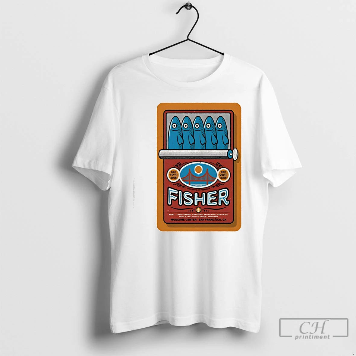 Classic Fisher In San Francisco Ca On Dec 19 20 2025 T-Shirts, Hoodie, Sweatshirt | PopFlextees.com