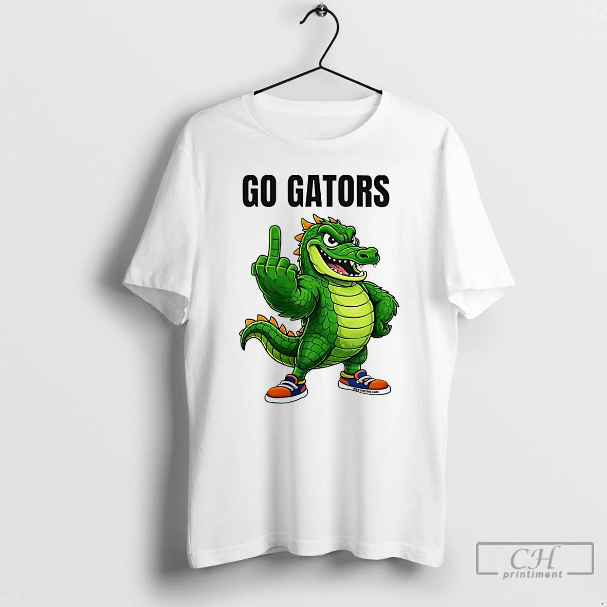 Classic Florida Gator Middle Finger Go Gators Mascot T-Shirts, Hoodie, Sweatshirt | PopFlextees.com