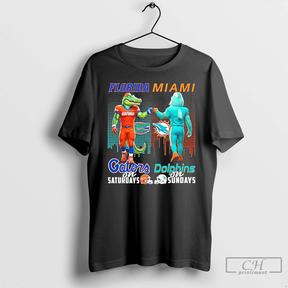 Classic Florida Gators On Saturdays X Miami Dolphins On Sundays T-Shirts, Hoodie, Sweatshirt | PopFlextees.com
