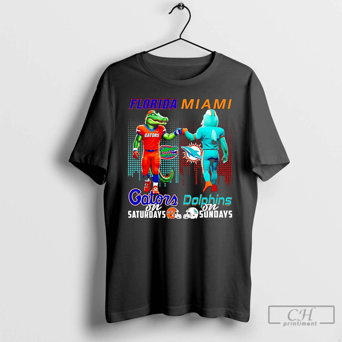Classic Florida Gators On Saturdays Miami Dolphins On Sundays Mascot T-Shirts, Hoodie, Sweatshirt | PopFlextees.com