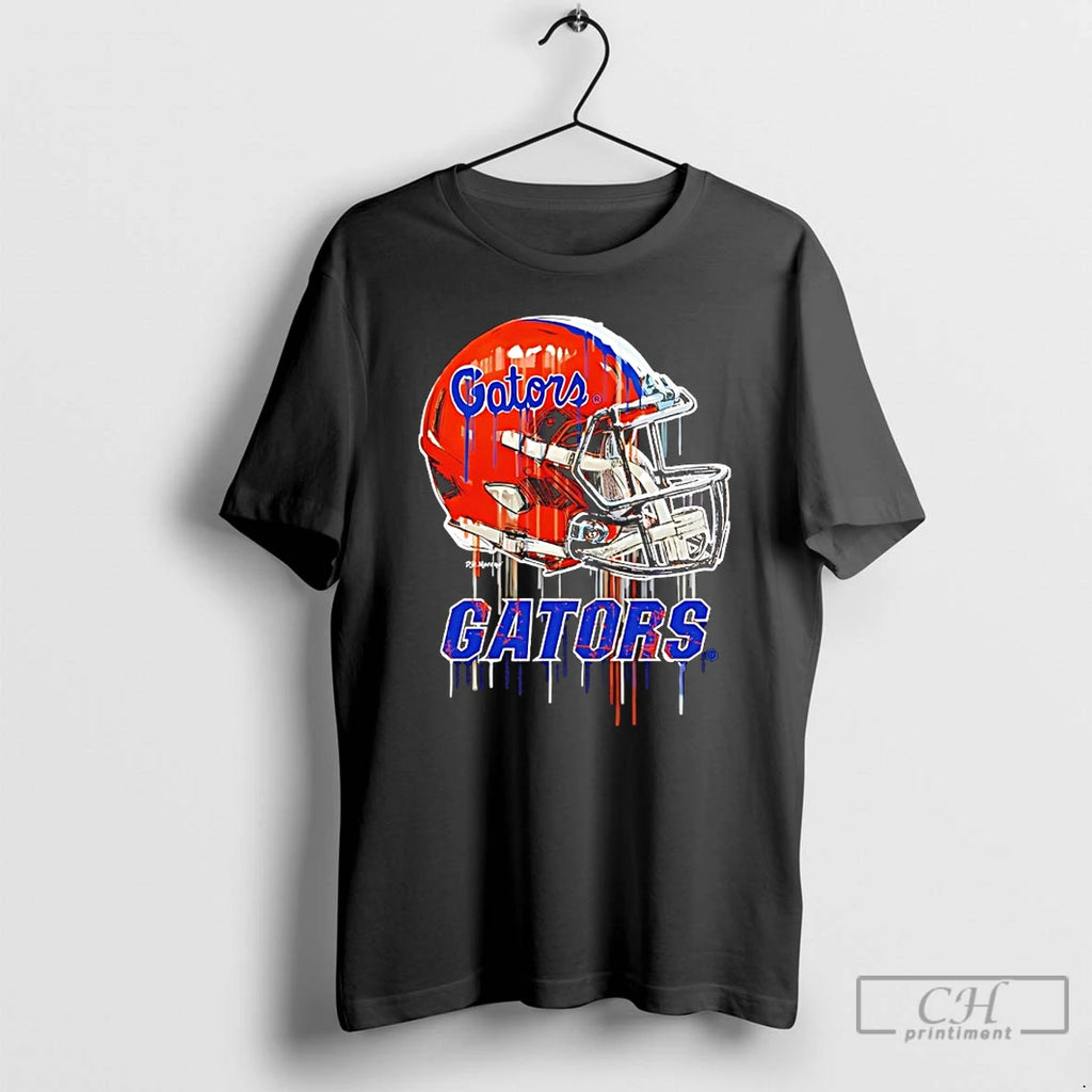 Classic Florida Gators Vive La Fete Dripping Football Helmet T-Shirts, Hoodie, Sweatshirt | PopFlextees.com